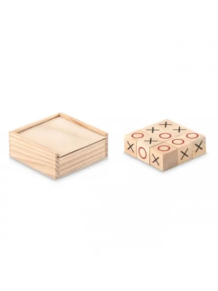 Gioco di tris in legno per bambini e famiglie XOXO in legno per interni ed esterni, set di giochi da tavolo per feste, gioco classico, decorazione per tavolo da caffè