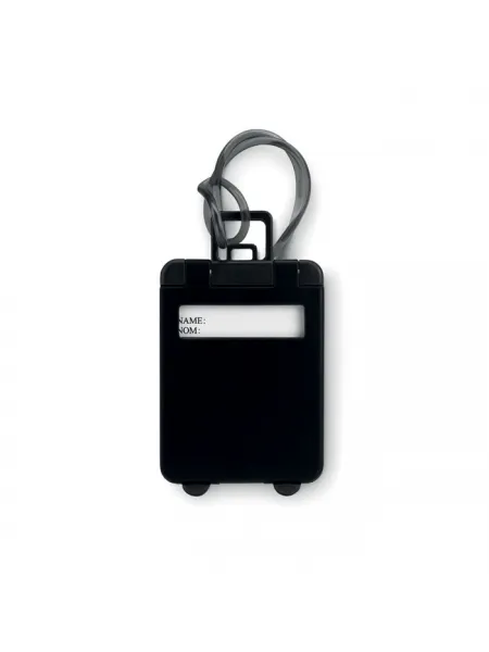 Etichetta Ovale Per Bagaglio - Turchese - Pelle Liscia - Foto 3