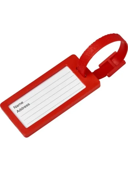 Etichetta Bagagli Ricamata Personalizzabile Con Anello In Acciaio – Doppia Faccia, Scegli Testo E Colore - copertina