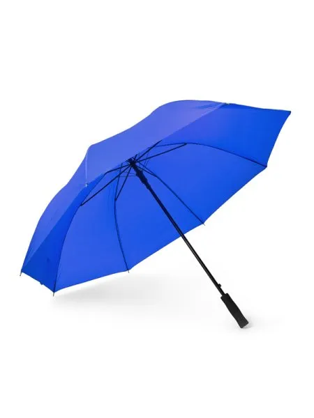 Ombrello Automatico Cielo Bavarese - Design Nuvola Azzurra, Resistente Al Vento Con Stecche In Fibra Di Vetro, 100 Cm