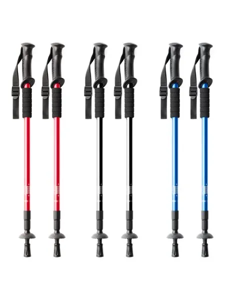 Unigear Bastoncini da Trekking, 1 Paio Bastoncino Pieghevole con Blocco