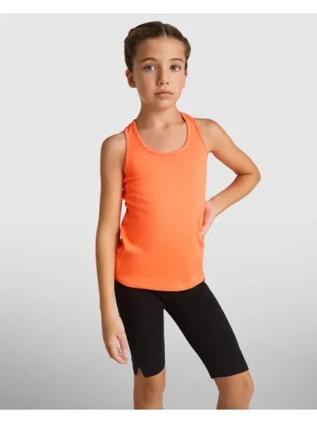 Canotta Da Bambina Giallo Neon 104 11150 - Foto 3