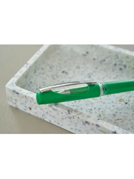 Penna roller in ABS con refill gel nero con logo