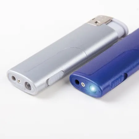 Accendino piezoelettrico con torcia LED in ABS Flash