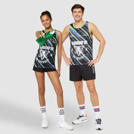 Canotta personalizzabile in poliestere a rete 145 g/m²