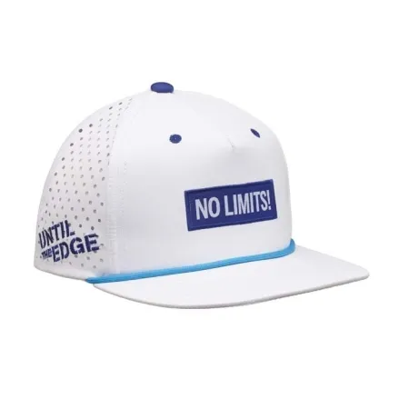Cappellino visiera piatta leggera perforata a 5 pannelli personalizzato