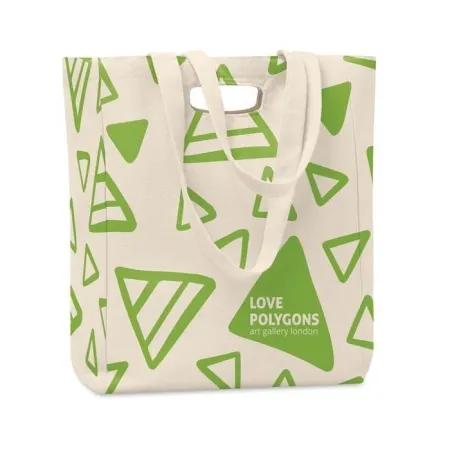 Shopper con manico bucato e manici lunghi 30x16x40cm