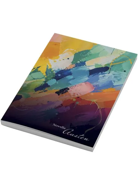 Blocco note formato A5 con copertina morbida e 100 fogli Novella Austen