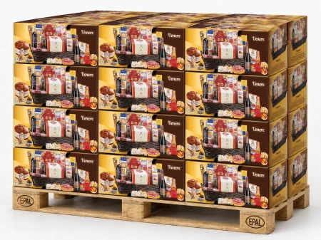 Pallet con 24 cesti di Natale Venere
