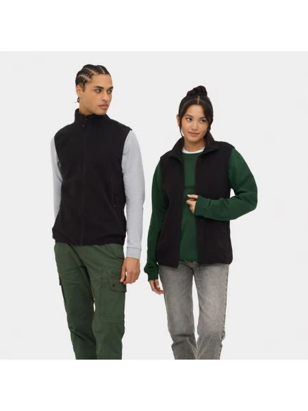 Gilet in pile unisex 280 g/m² personalizzabile FACTOR BW UNISEX BODYWARMER