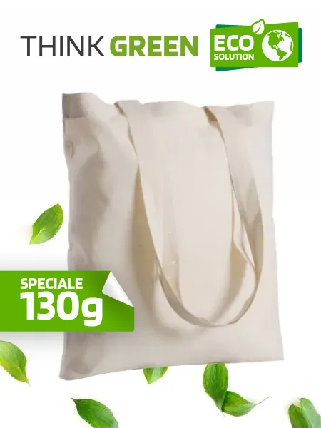 Shopper in cotone naturale 38X42 cm