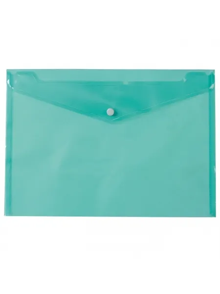 Portadocumenti YUMMI In Similpelle Verde – 27x19x2 Cm, Con Tasche Interne, Per Tenere In Ordine I Fogli Del Bambino