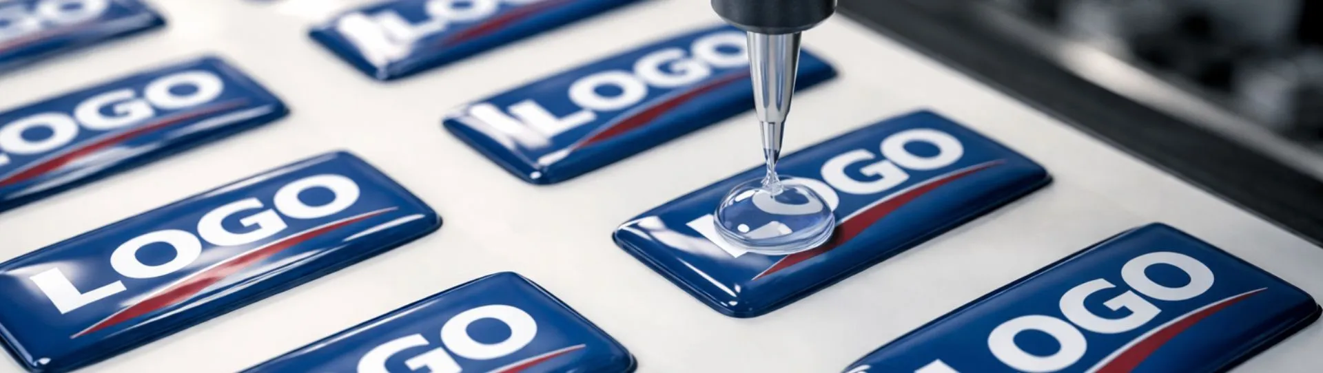 Etichetta resinata o Doming